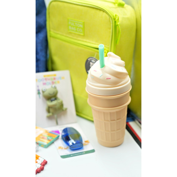 EcoTech Navy Backpack + Fulton Lunchbox School Supplies Bundle Back to School - Picture 9 of 16